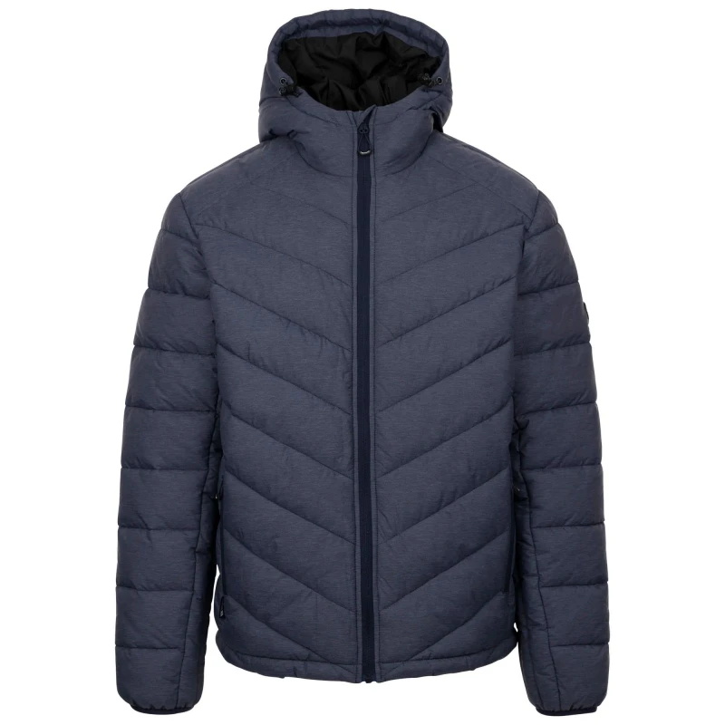 Image of Trespass Trespass Men Didmarton Padded Jacket in Navy Size: Small Navy S Male 5063703962728