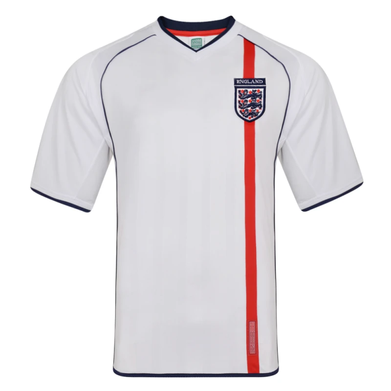 Image of Score Draw England 2002 Retro Football Shirt ENG02HPYSS-M M Mens Sportswear