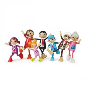 Image of Hape Modern Family Display Figures (1 At Random)