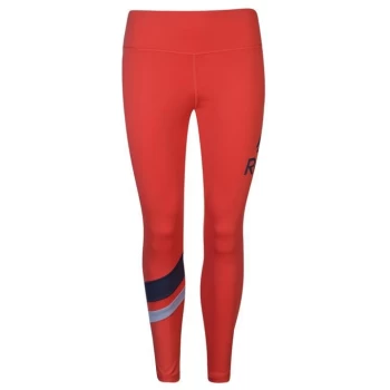 Image of Reebok Logo Tights Ladies - Red