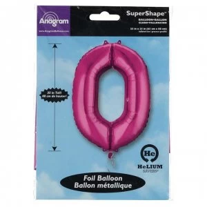 Image of Partymor Shape 0 Foil Balloon - Pink