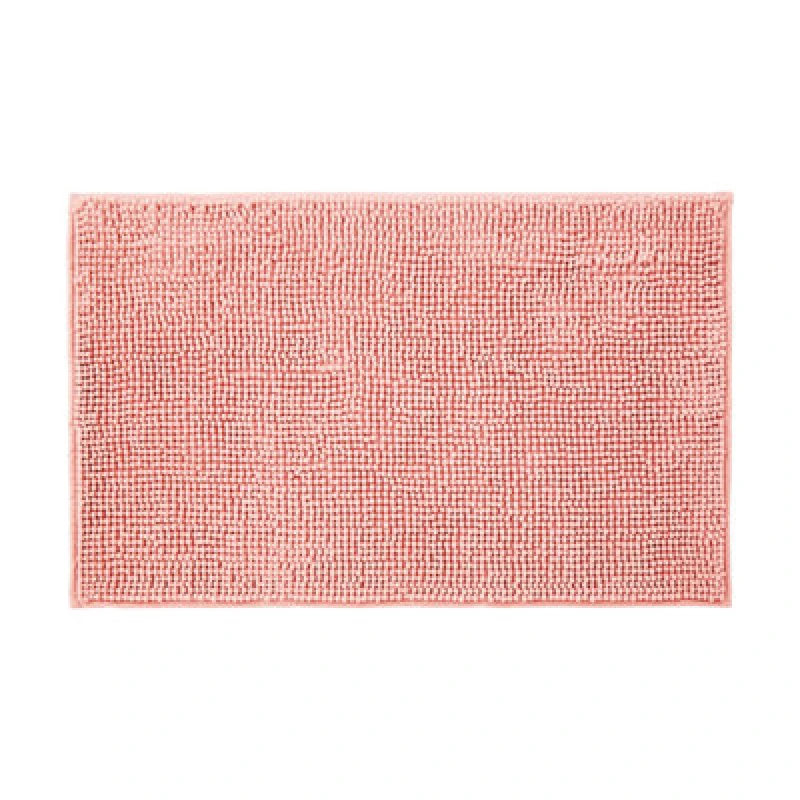 Image of Allure Bath Fashions Chenille Bobble Bath Mat Non Slip 60 X 90Cm - Blush Pink