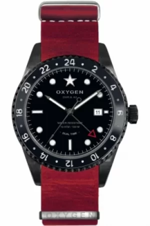 Image of Mens Oxygen Diver GMT Watch EX-DT-ZEB-42-NL-RE
