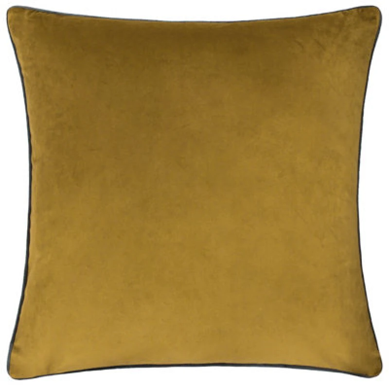 Image of Furn Furn Meridian Velvet Cushion in Gold Size: 45cm x 45cm Gold 45cm x 45cm Unisex 5025532353641