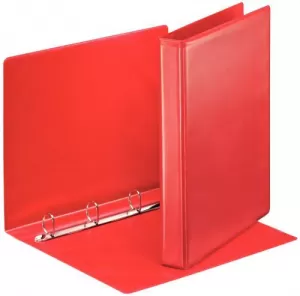 Image of Esselte Essentials Pres Binder A4 25mm 2 D-Ring Red PK10