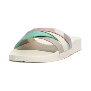 Image of Fit Flop Womens iQushion Summer Multi Strap Sliders UK Size 7 (EU 41)