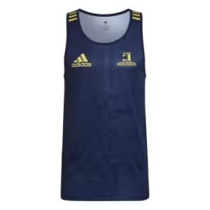 Image of adidas Highlanders Rugby Singlet Mens - Blue