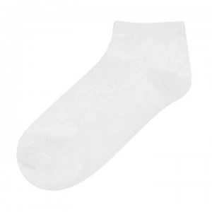 Image of Lonsdale 5 Pack Trainer Socks Mens - White