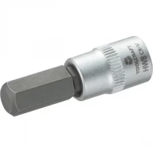 Image of Toolcraft 1/4" Drive Socket With InnerHex Bit 8mm