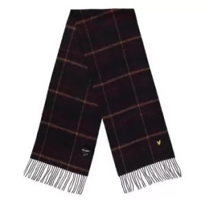 Image of Lyle and Scott Tartan Scarf - Red