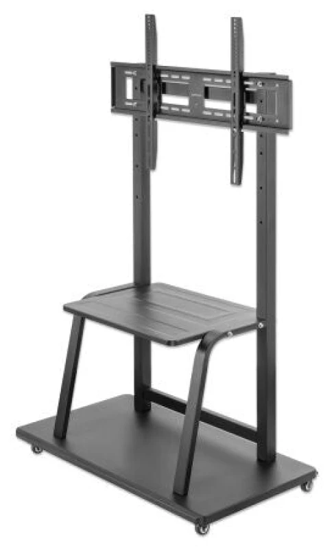 Image of Manhattan Manhattan Multimedia TV-Staender auf Rollen mit extrem hoher Traglast 150kg 37 bis 100 TV trolley Height-adjustable 94,0cm (37) - 254,0 cm