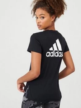 Image of adidas Go-To Tee - Black, Size 2XL, Women