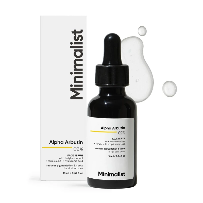 Image of Minimalist Alpha Arbutin 02% Face Serum Clear unisex
