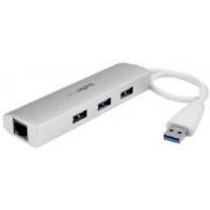 Image of 7 port Compact USB 3.0 Hub With Built in Cable