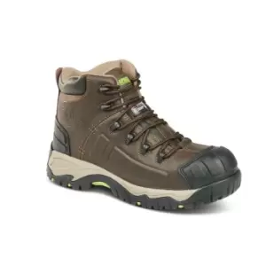Image of Apache Neptune Brown Non-metallic Waterproof Safety Boot Size 12