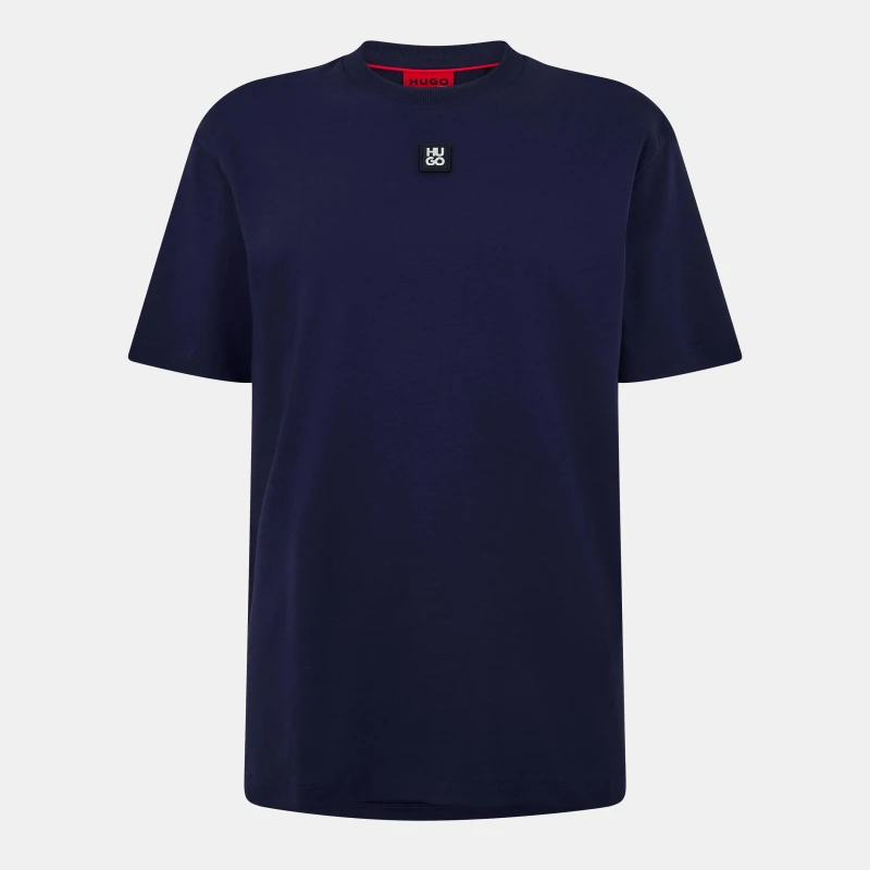 Image of Hugo Mens Regular Fit Dalile T-Shirt Navy 418 male L