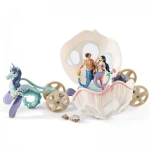 Image of Schleich Bayala Royal Seashell Carriage Toy Figure