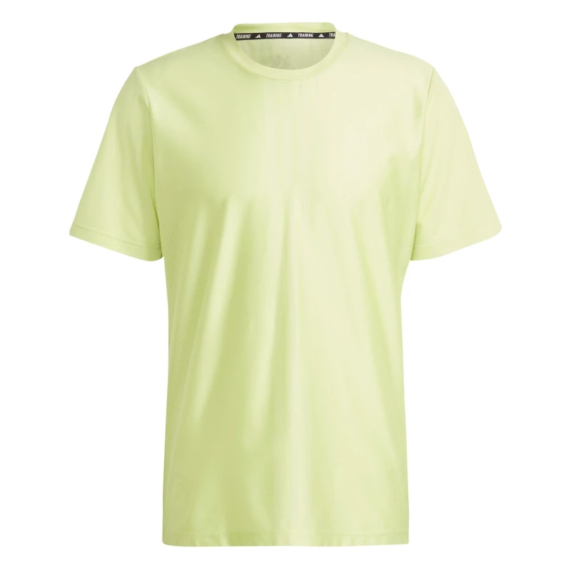 Image of adidas HIIT Workout 3-Stripes T-Shirt Mens - Green Green XS