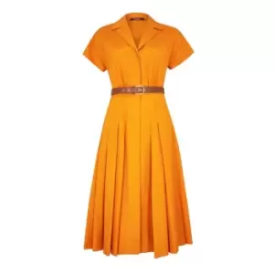 Image of Max Mara Studio Slam Midi Dress - Orange