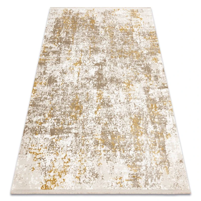 Image of RugsX Modern Carpet Duke 51546 Beige / Gold - Vintage, Structured, Very Soft 140X190 Cm