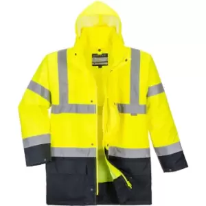 Image of Portwest Essential 5 in 1 Two Tone Jacket Yellow / Black M