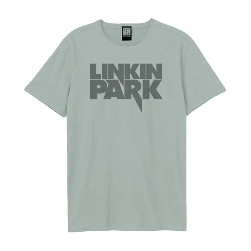 Image of Amplified Mens Linkin Park Logo T-Shirt in Pale Blue Size: XS Pale Blue Male XS
