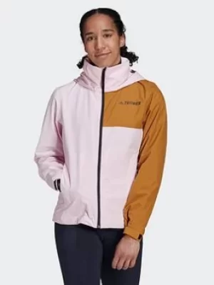 Image of Adidas Terrex Multi Rain.Rdy Primegreen Two-Layer Rain Jacket