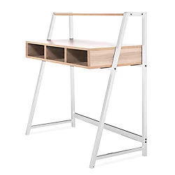 Image of Nautilus Designs Workstations - Home Office Model: Bdw/I203/Wh-Ok Wood