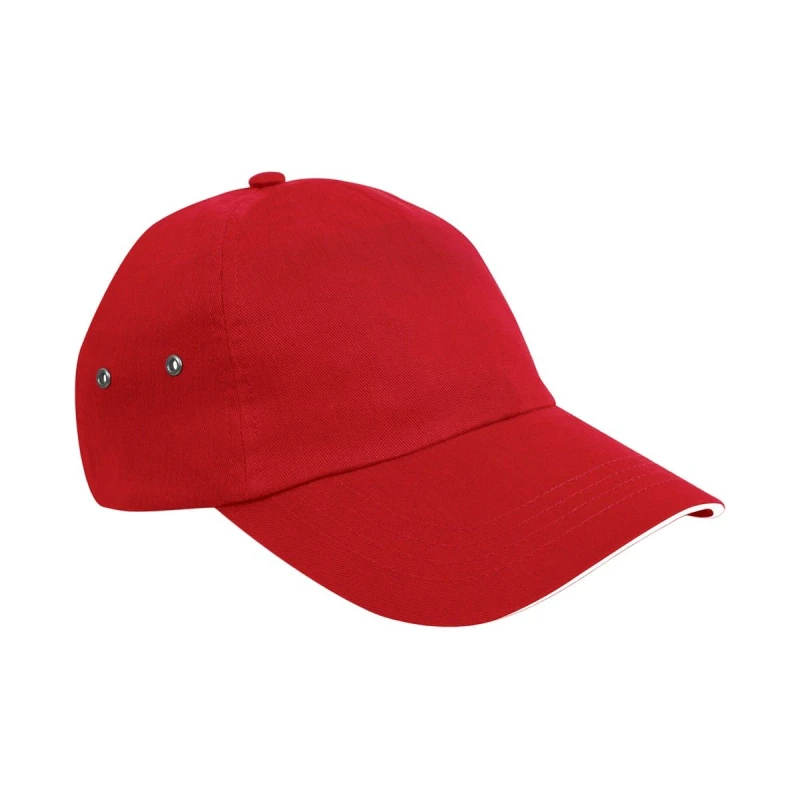 Image of Result Result Men Printers Plush Cotton 5 Panel Cap in Red Red One Size Male 5063470042197