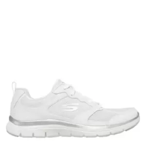 Image of Skechers Flex Appeal 4 Womens Trainers - White