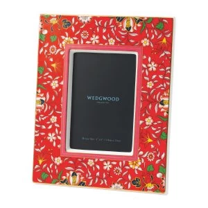 Image of Wedgwood Wonderlust Crimson Jewel Photo Frame 4x6in