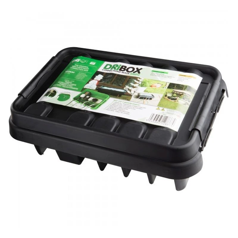 Image of 3 Pack of Medium DriBox Dri Box (285 II) Outdoor Waterproof Plug / Socket Cover Box Black