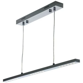 Image of Linea Verdace Lighting - Linea Verdace Minimum Straight Bar Pendant Ceiling Light Chrome