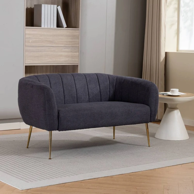 Image of Artemis Home Stanton 2 Seat Sofa in Charcoal Size: 1 Pack Charcoal Unisex 1 Pack