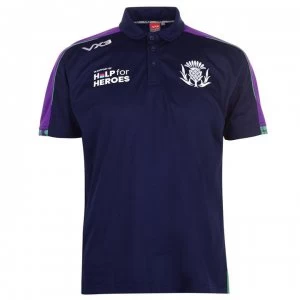 Image of VX-3 Help 4 Heroes Scotland Polo Shirt Mens - Navy
