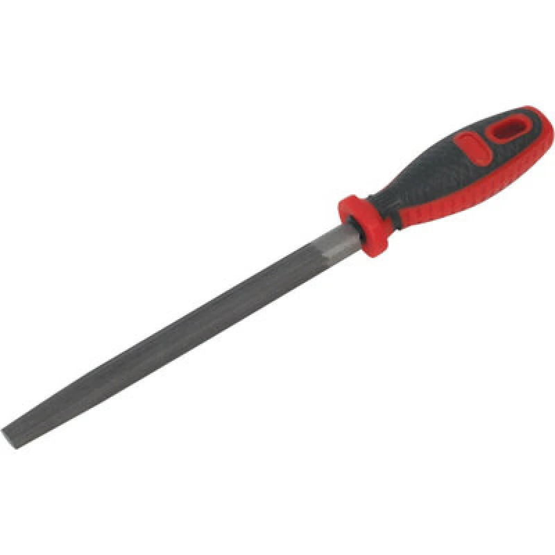 Image of Loops 200mm Smooth Cut Half-Round Engineers File - Comfort Grip Handle - Hanging Hole Multi