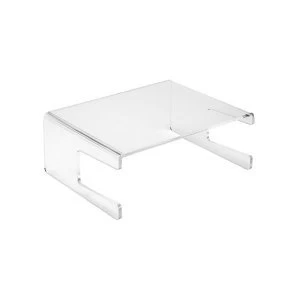 Image of 5 Star Office Monitor Stand Acrylic Capacity 21" W300xD230xH120mm Clear