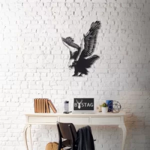 Image of Eagle XL Black Decorative Metal Wall Accessory