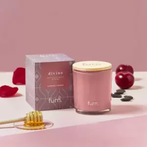 Image of Bee Deco Divine Bergamot Honey Plum & Tonka Scented Candle 190g