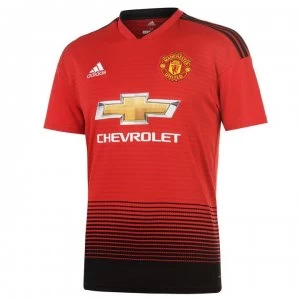 Image of adidas Manchester United Home Shirt 2018 2019 - Red