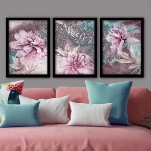 Image of 3SC72 Multicolor Decorative Framed Painting (3 Pieces)