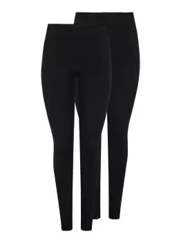 Image of PIECES 2-pack Leggings Women Coloured