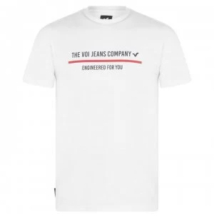 Image of VOI Avezano T Shirt Mens - White