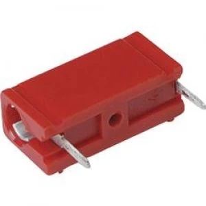 Image of Test socket Socket vertical vertical Pin diameter 4mm Red SKS