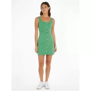 Image of Tommy Jeans Slim Dress Bf BG7005 - Green