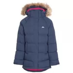 Image of Trespass Girls Unique Padded Jacket (3-4 Years) (Navy)