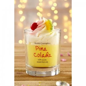 Image of Bomb Cosmetics Pina Colada Piped Scented Candle 100g