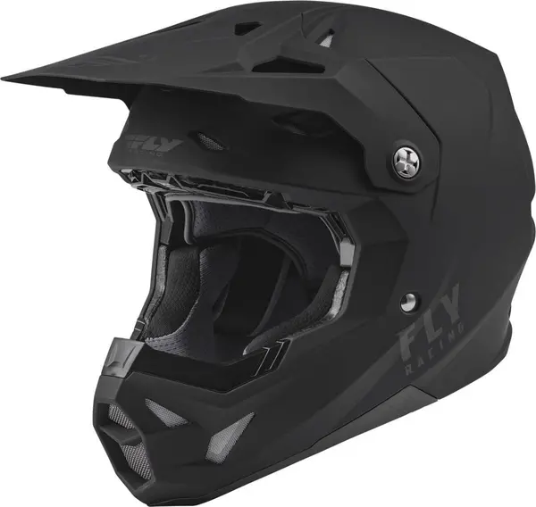 Image of FLY Racing Formula CP Solid Matte Black Offroad Helmet Size XS