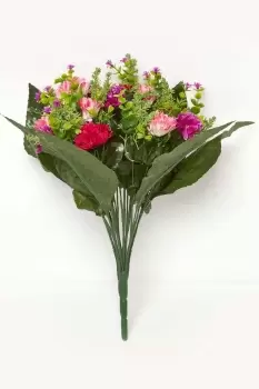 Image of Multi Colour Artificial Chrysanthemum Flower Bouquet Arrangement
