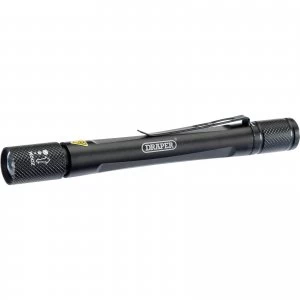 Image of Draper LED Aluminium Penlight Black
